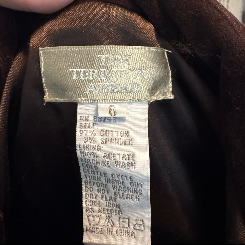 The Territory Ahead Rich Brown Trench Coat - Picture 3 of 6